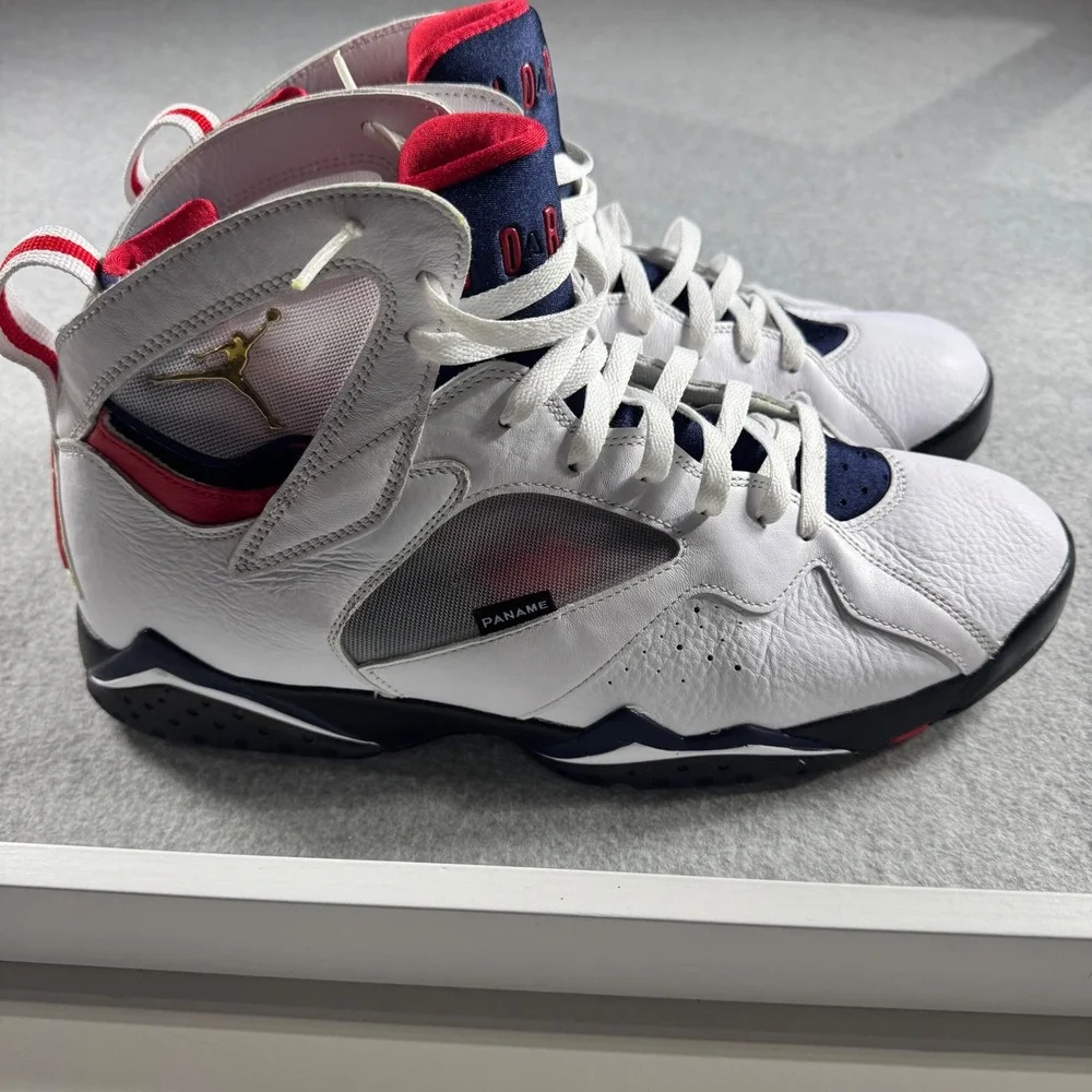 Jordan Air Jordan 7 Retro BCFC Mens 14 White PSG CZ0789-105 Excellent Paname
